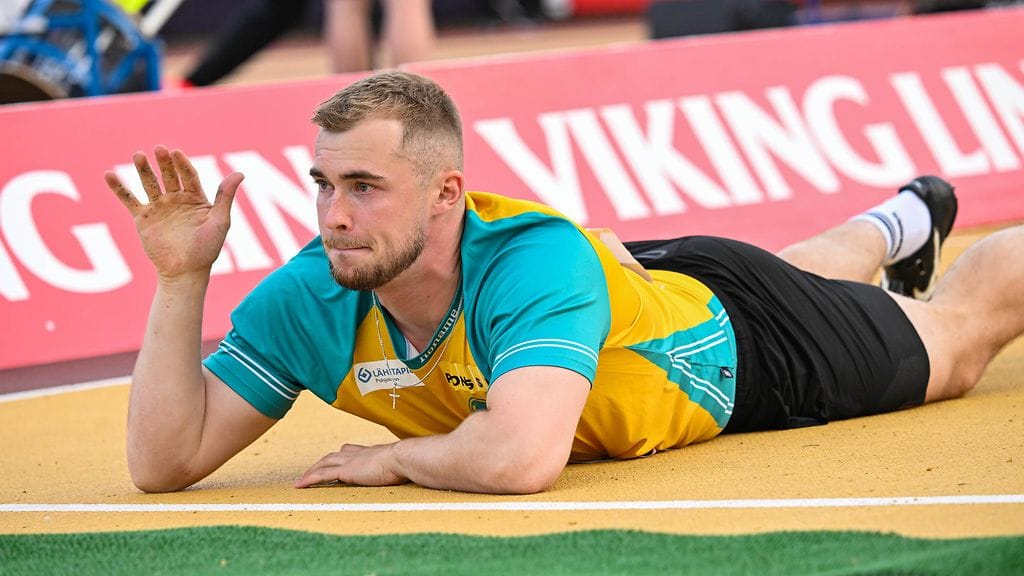 Toni Keränen heitti Ostravassa kauden kotimaisen kärkituloksen.