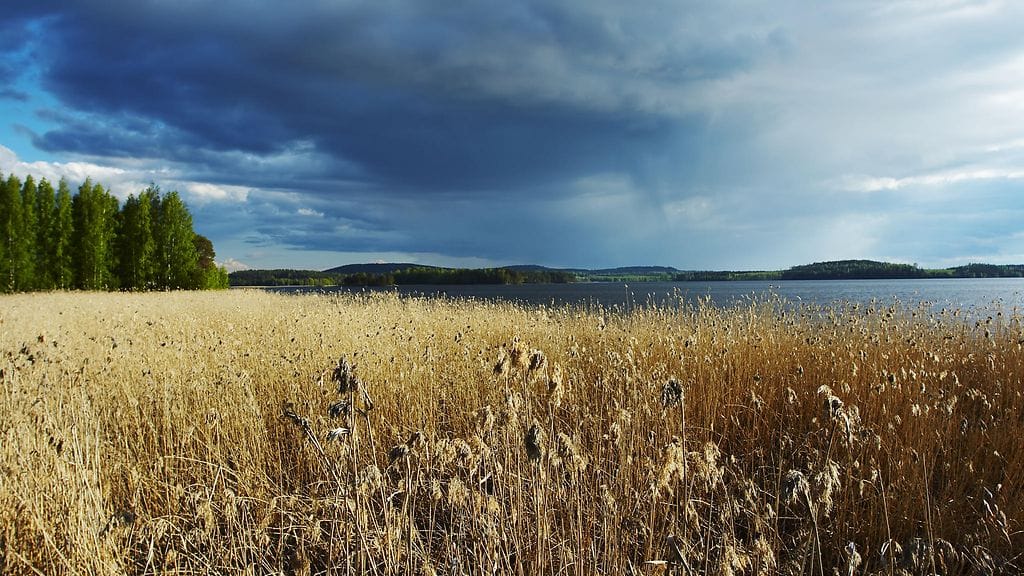 kesäpäivä Suomessa ennen myrskyä