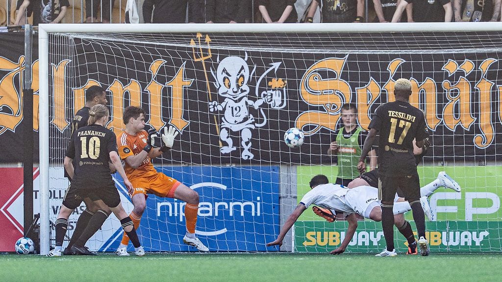 Klaksvikin voittomaali SJK:ta vastaan syntyi 86. minuutilla.