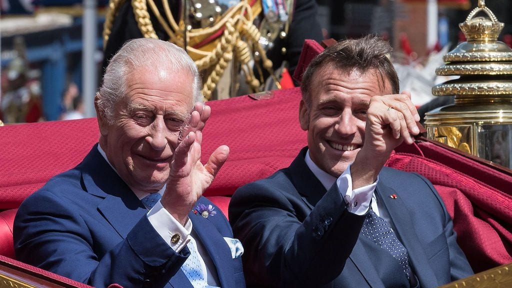 Ranskan presidentti Emmanuel Macron oli kolmipäiväisellä valtiovierailulla Britanniassa