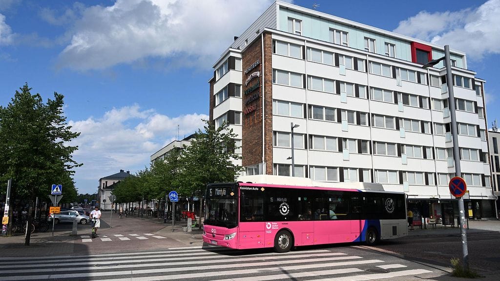 Kuvituskuva Oulun keskustasta.