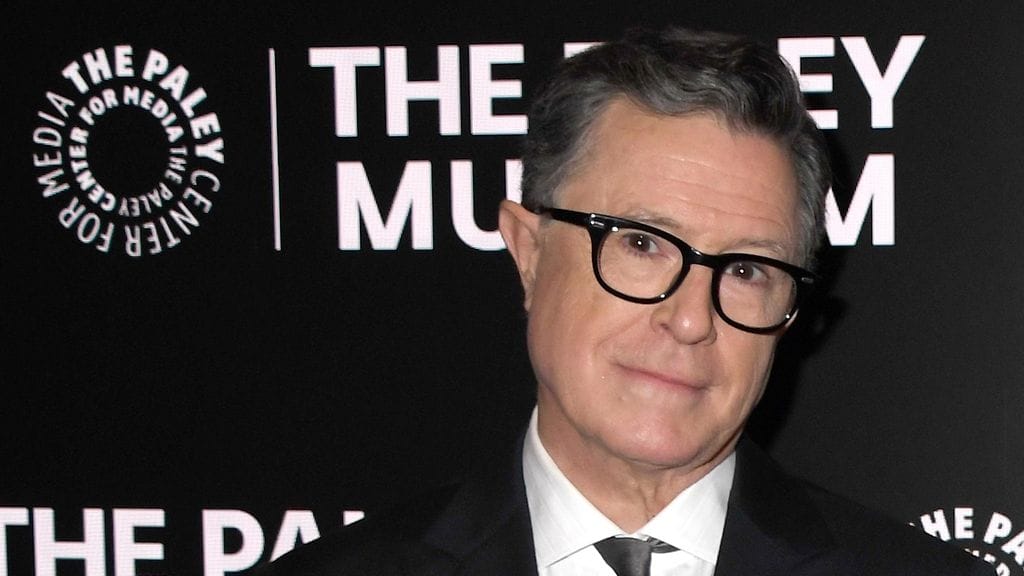 Stephen Colbert luotsasi The Late Show with Stephen Colbert -ohjelmaa.