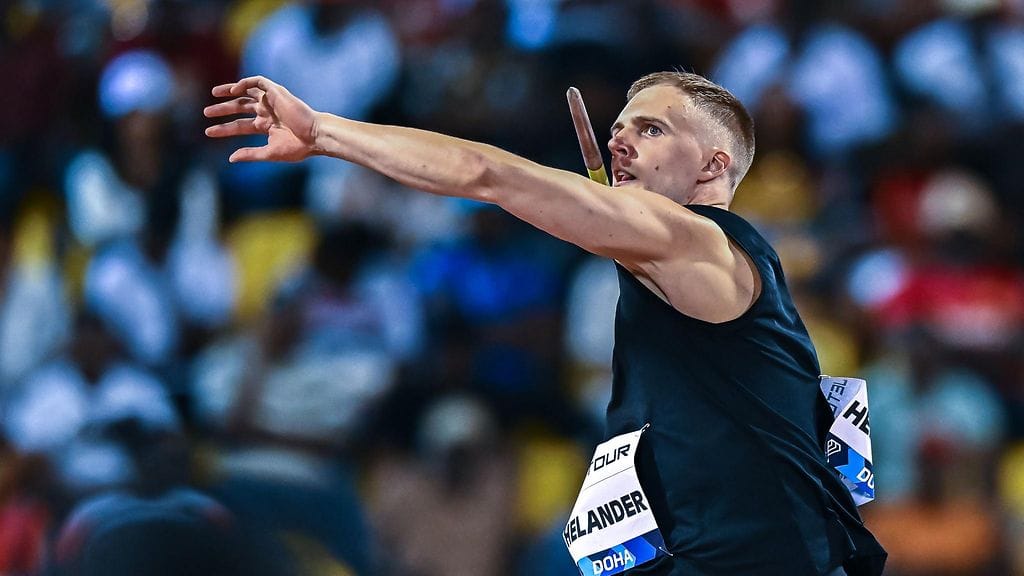 Oliver Helander voitti Mikkeli Gamesin keihäskisan vaisulla tuloksella 78,41.