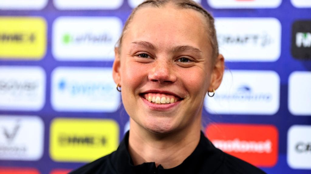 Saga Vanninen aloitti urakkansa nuorten EM-kisoissa ryminällä.