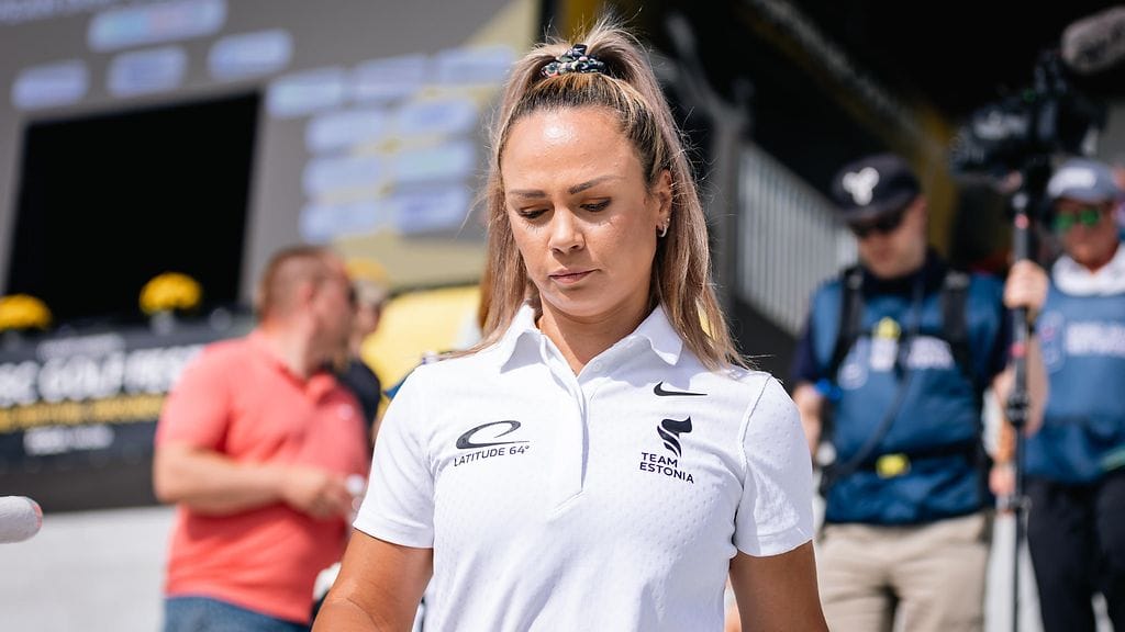 Kristin Lätt vetäytyi MM-kisoista perjantain kierroksen jälkeen.