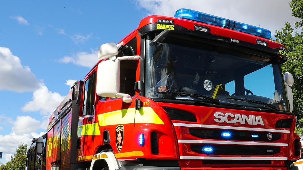 Omakotitalo paloi Kankaanpäällä. Kuvituskuva.