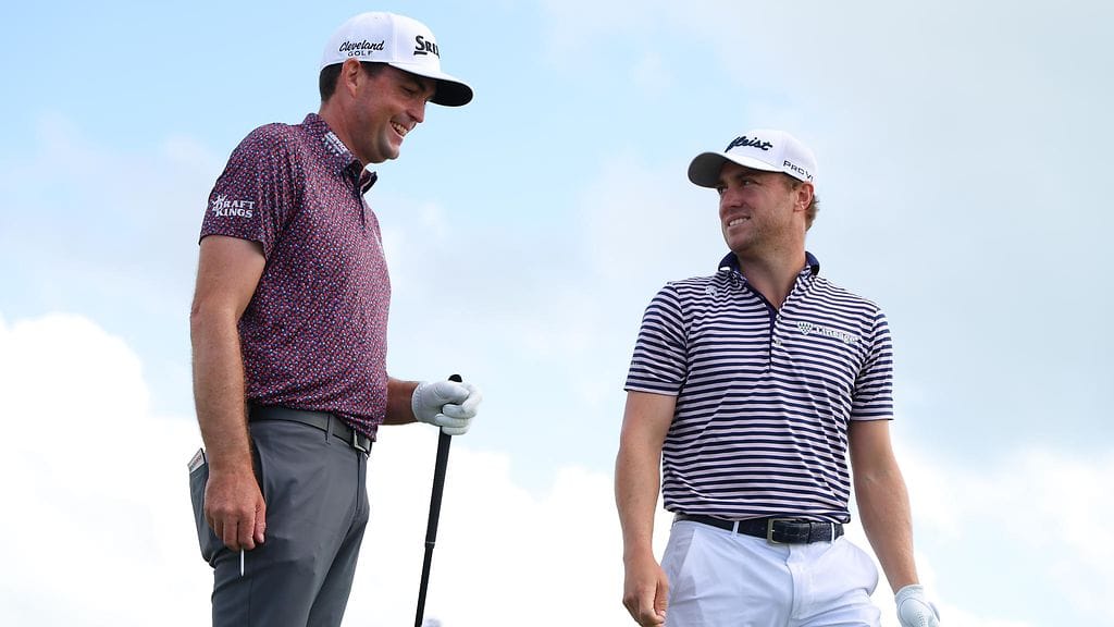 Justin Thomas (oik.) valittiin USA:n Ryder Cup -joukkueeseen Keegan Bradleya huonommalla rankingilla kaksi vuotta sitten. Nyt Bradley voisi valita itsensä mukaan ohi Thomasin.