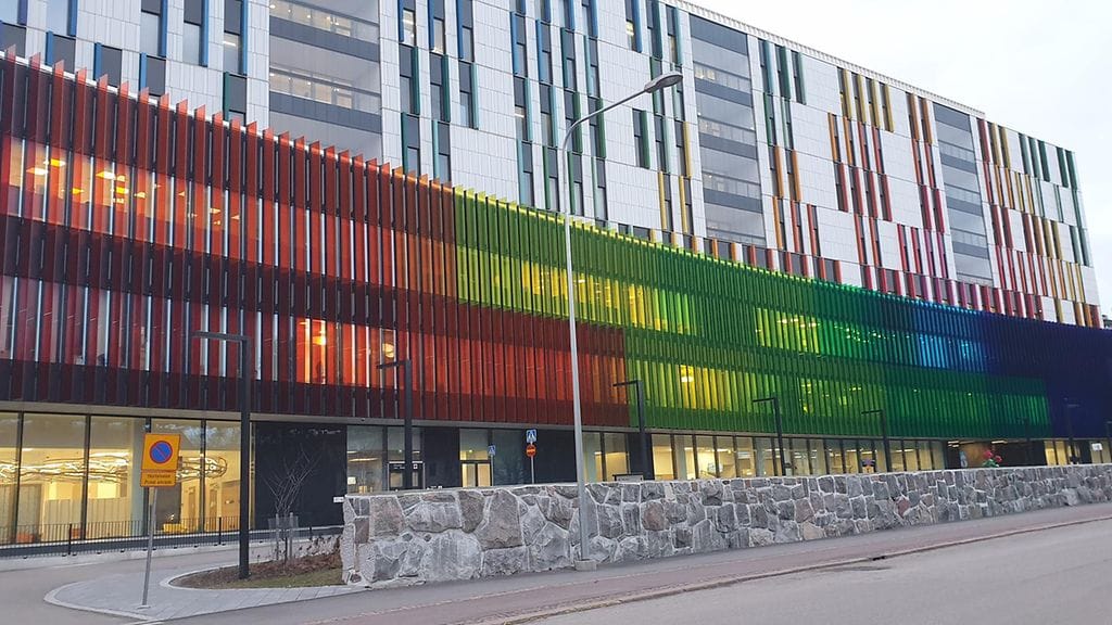 Husin Uusi lastensairaala Helsingissä.