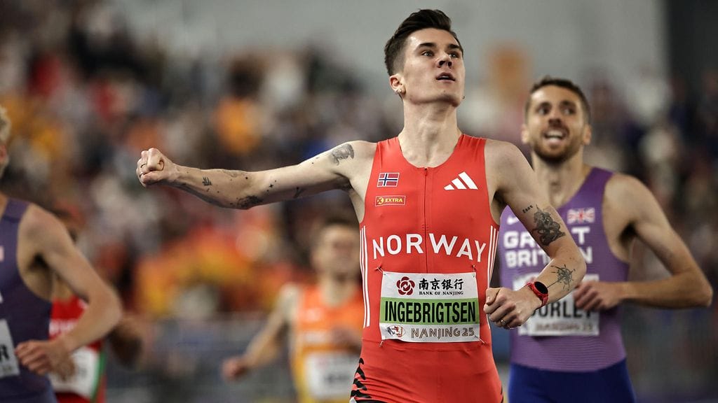 Kaksinkertainen olympiavoittaja ja maailmanmestari Jakob Ingebrigtsen juoksee Tokiossa 1 500 ja 5 000 metrillä.