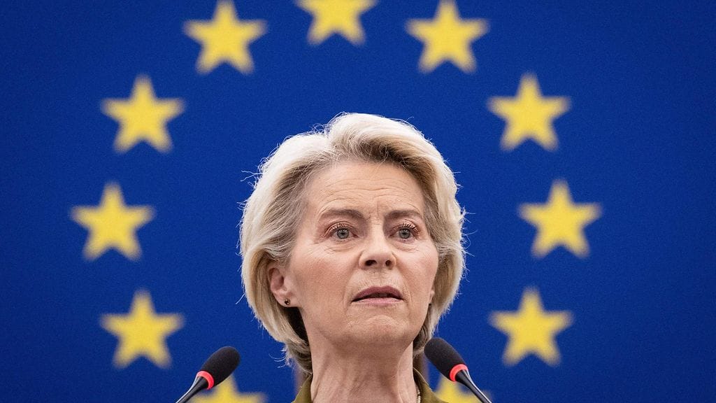Von der Leyen kertoi asiasta linjapuheessaan EU-parlamentille.