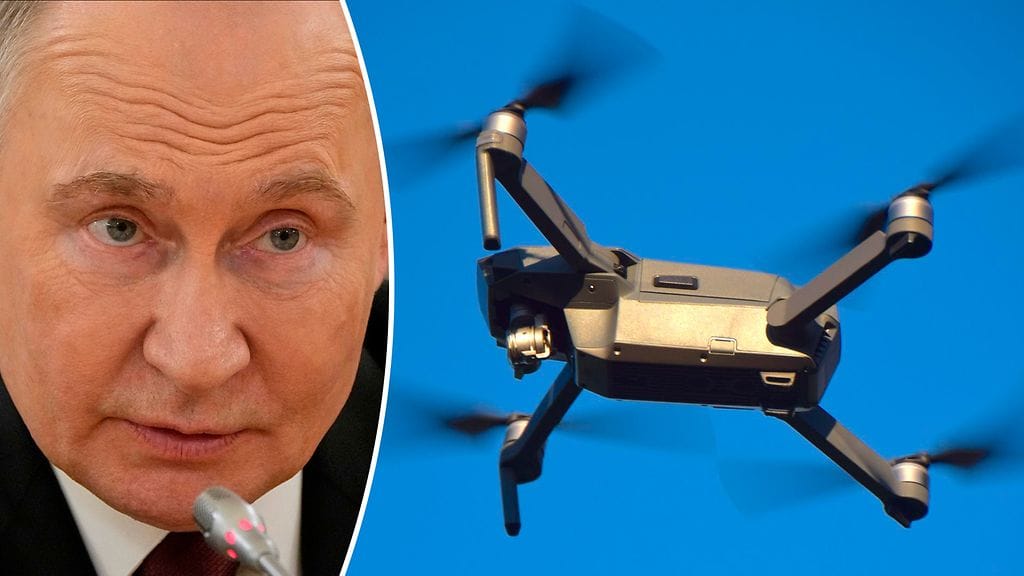 Kuvakollaasi Putin dronet AOP