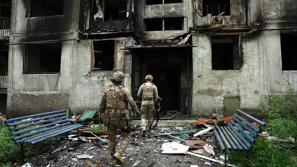 Kuvaa Pokrovskin kaupungista.