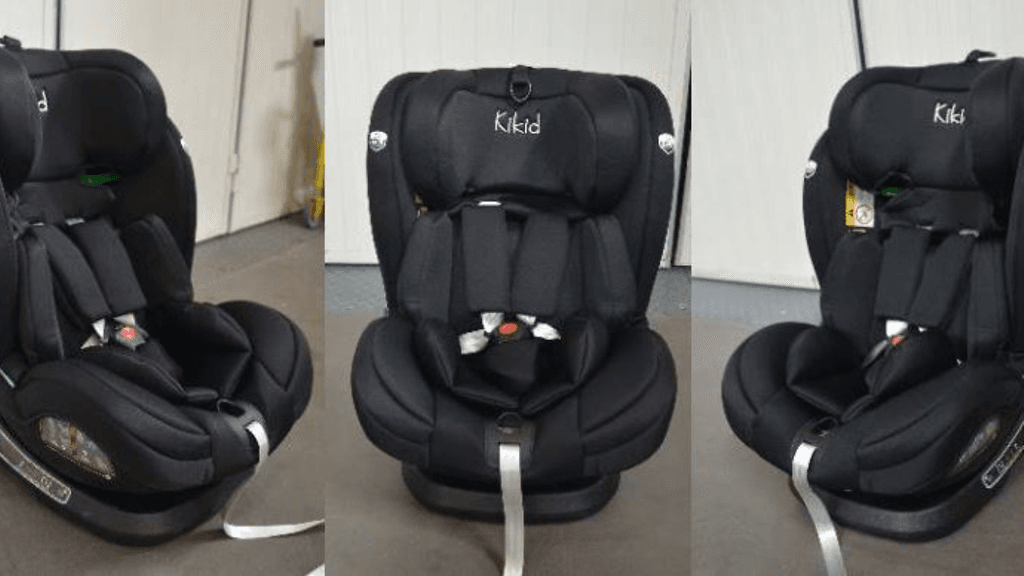 Tässä turvaistuimessa on havaittu vakavia puutteita.