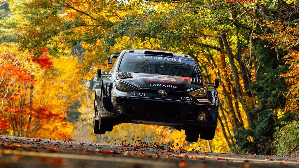 Takamoto Katsuta on ollut hyvässä vauhdissa Japanin MM-rallissa.