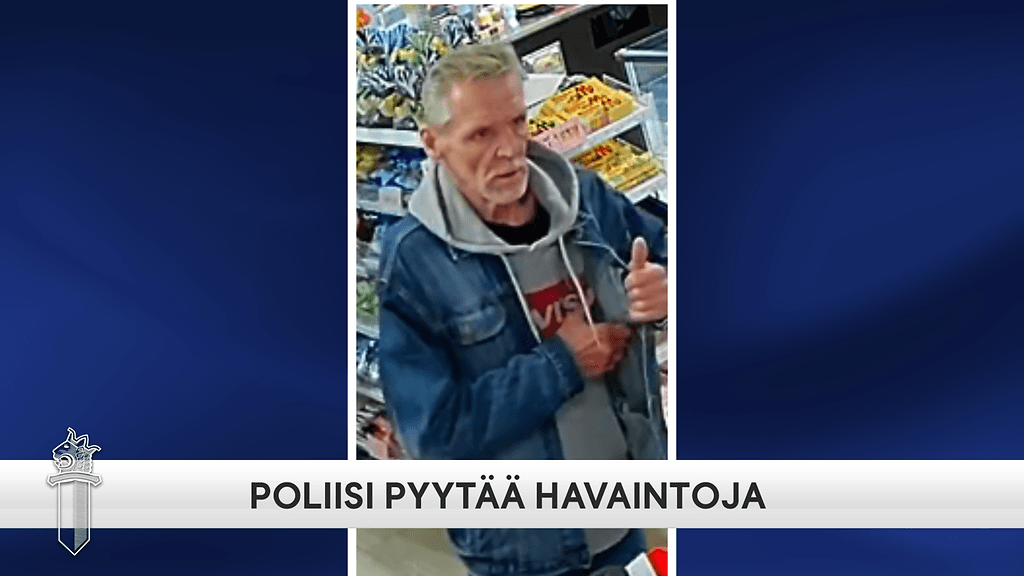 Kadonneen viimeisin tiedossa oleva vaatetus on farkkutakki, harmaa huppari ja farkut.