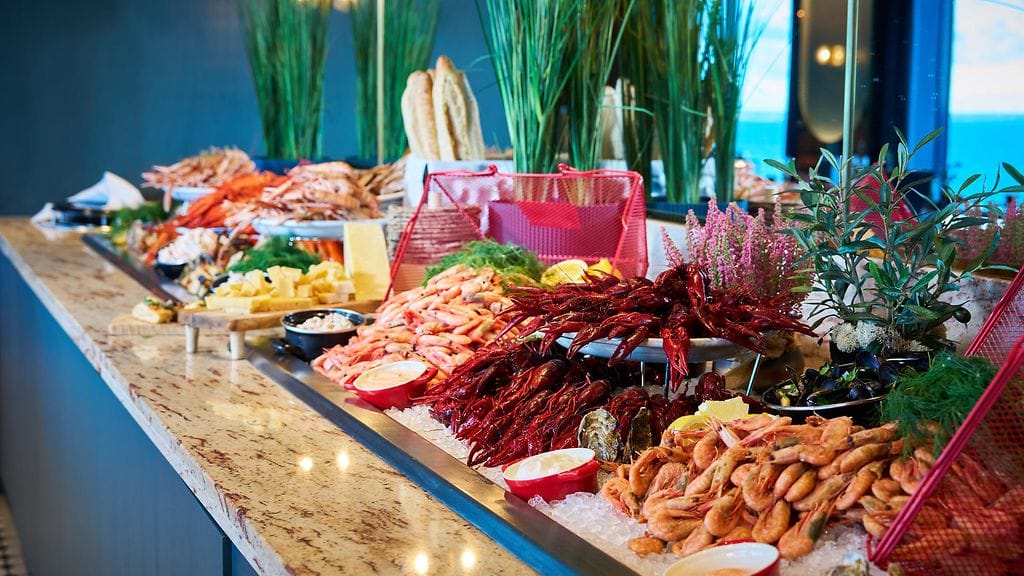 Äyriäisbuffet Viking Line