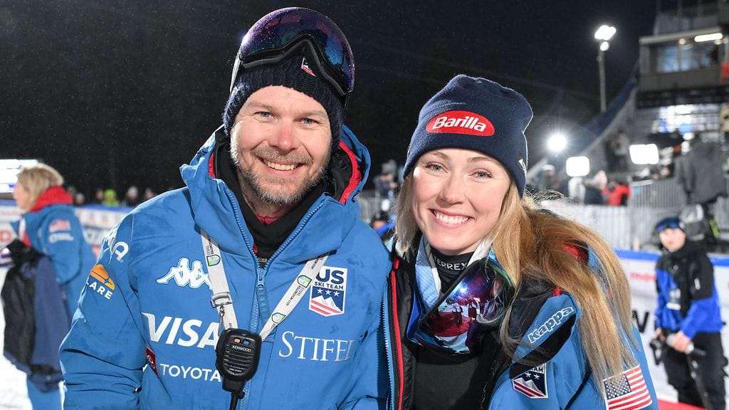 Janne Haarala ja Mikaela Shiffrin ovat tehneet yhteistyötä keväästä 2024 alkaen.