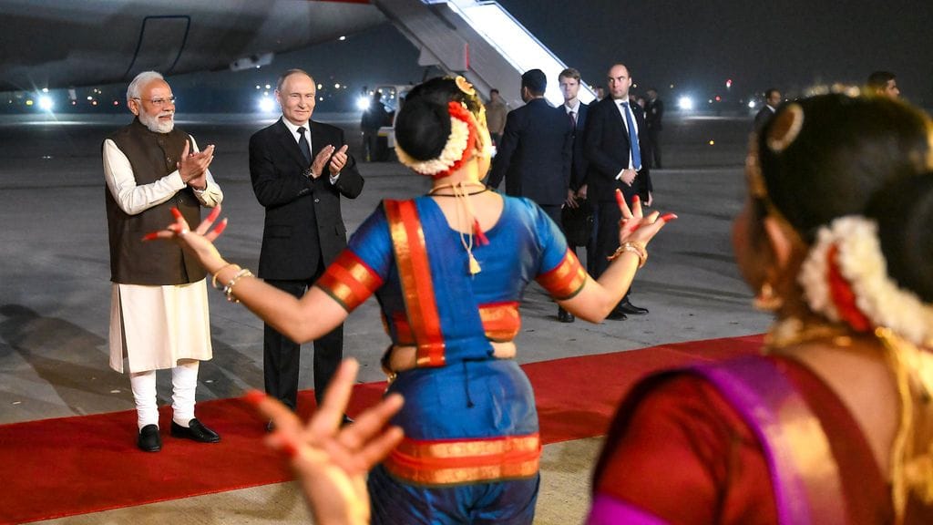 Kyseessä on Putinin ensimmäinen vierailu Intiassa Ukrainan täysimittaisen sodan alun jälkeen.
