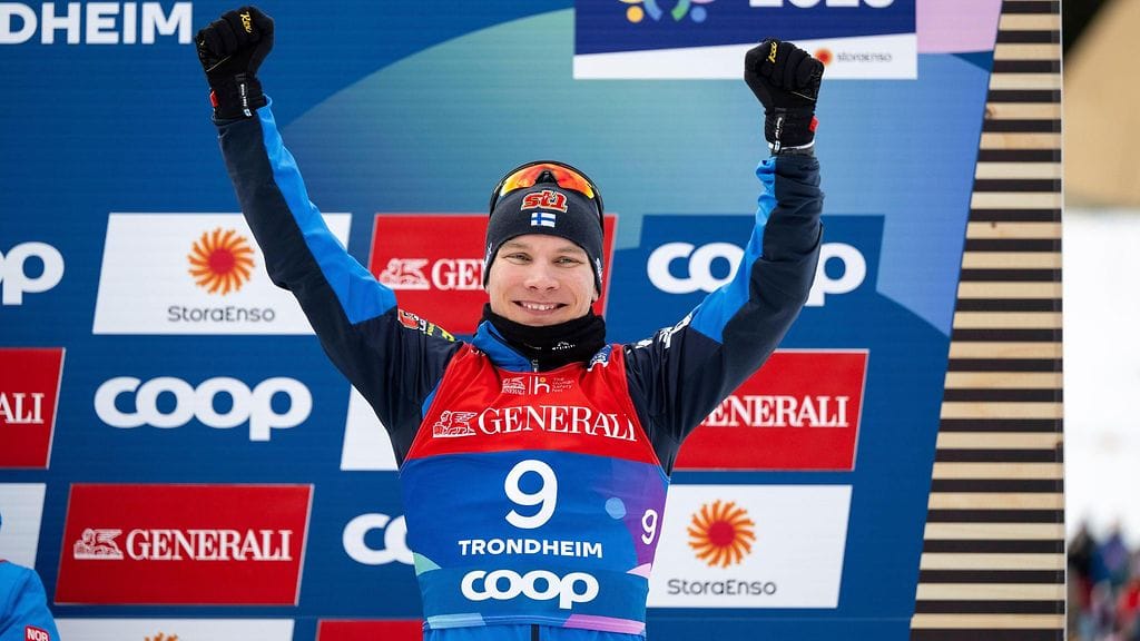 Lauri Vuorinen menestyi viime talvena Trondheimin MM-kisoissa.