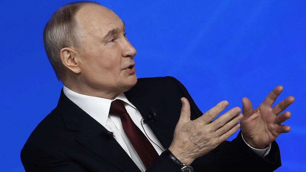 Putin Moskovassa, Venäjällä, 19. joulukuuta 2025.