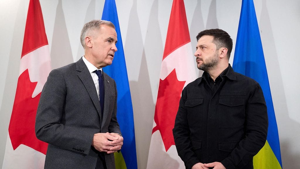 Zelenskyi vieraili lauantaina Kanadassa ja tapasi pääministeri Mark Carneyn.