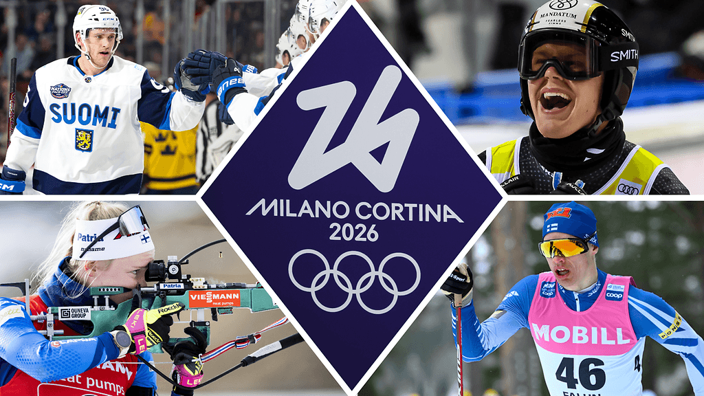 Muun muassa Leijonien Mikko Rantanen, alppihiihtäjä Eduard Hallberg, ampumahiihtäjä Suvi Minkkinen ja maastohiihtäjä Iivo Niskanen edustavat Suomea talviolympialaisissa 2026.