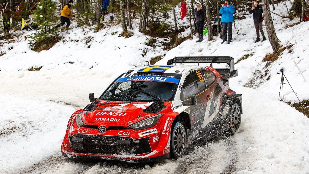 Oliver Solberg Monte Carlon MM-rallissa.