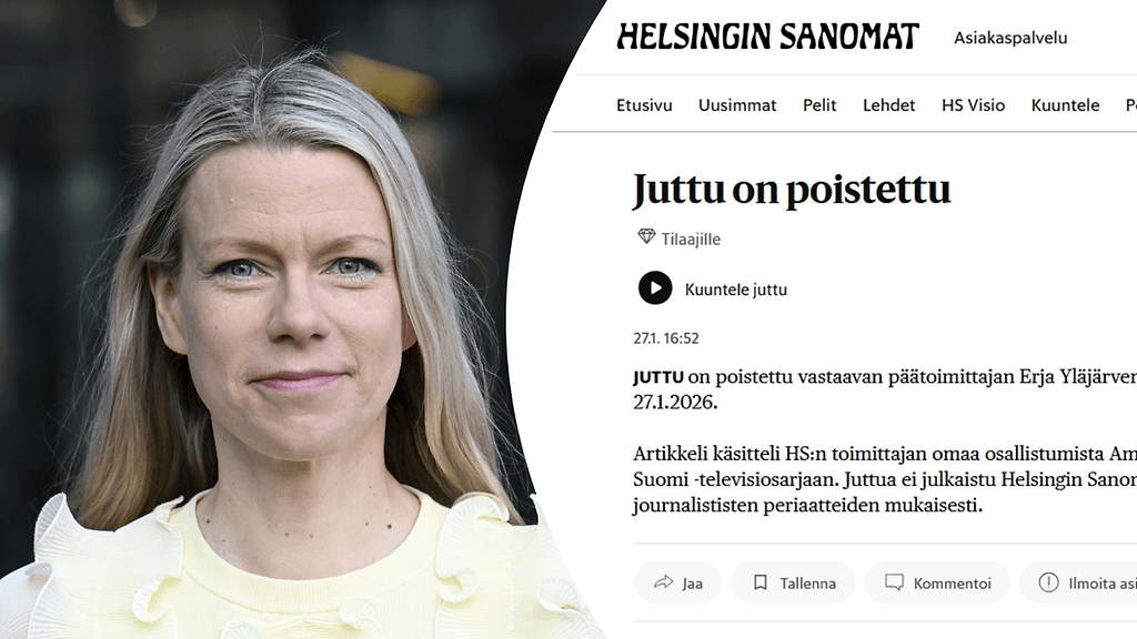 Helsingin Sanomien tiistaina verkkosivuiltaan poistama juttu Amazing Race -ohjelman kuvauksista pohjautui paljolti Sanoman sisäisellä viestikanavalla julkaistuun tekstiin.