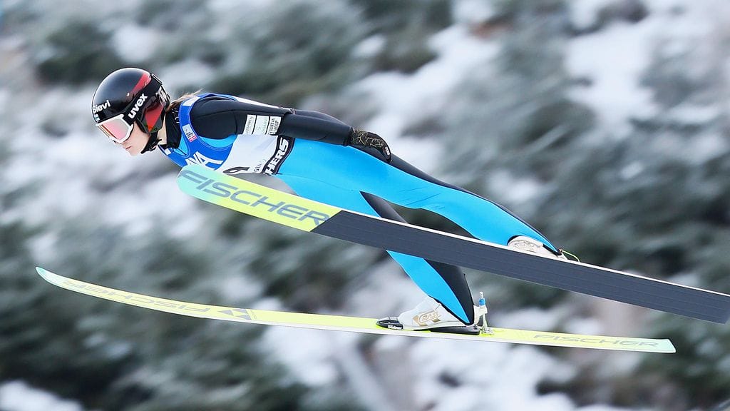 Minja Korhonen putosi mäkiosuudella 13:nneksi.