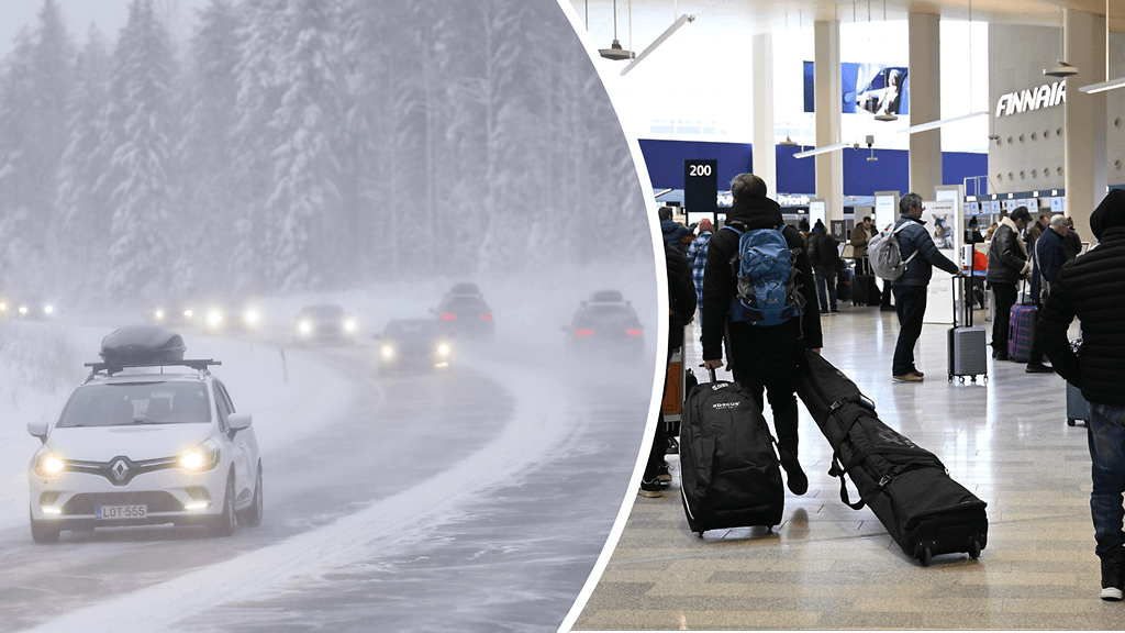 Poutainen pakkassää tarkoittaa hyvää ajokeliä talviloman menoliikenteeseen. Ruuhkia on luvassa etenkin iltapäivällä.