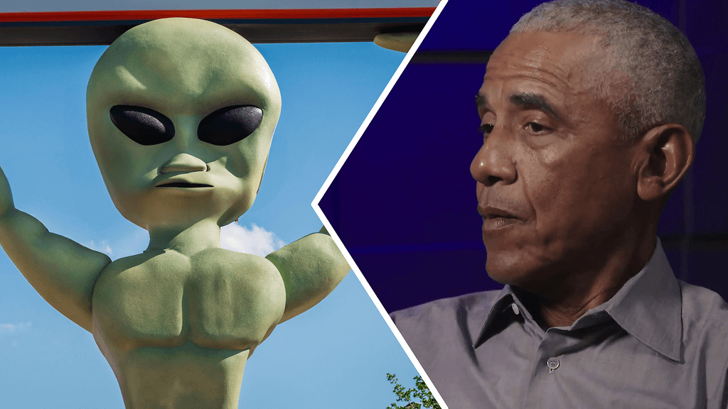 Yhdysvaltain entinen presidentti Barack Obama vastasi kysymykseen alieneista.