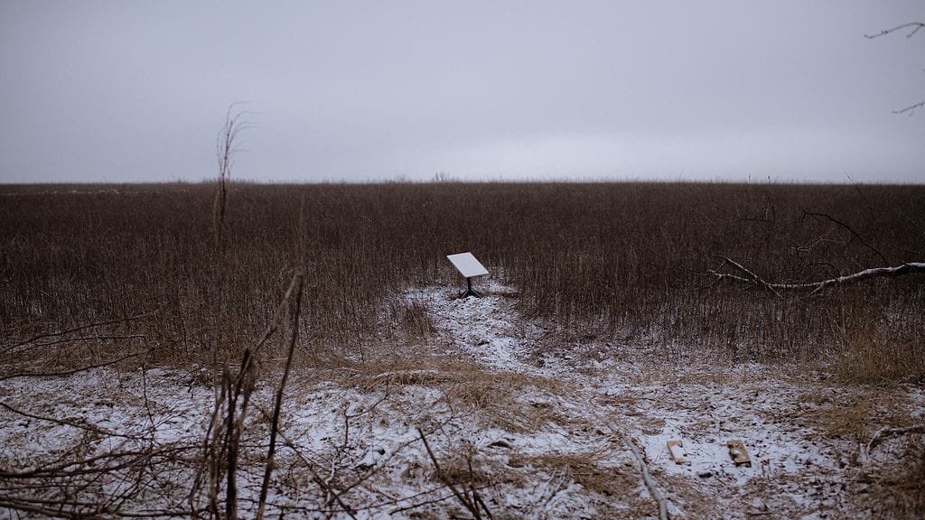 Ukrainan Starlink-terminaali tammikuussa 2024.
