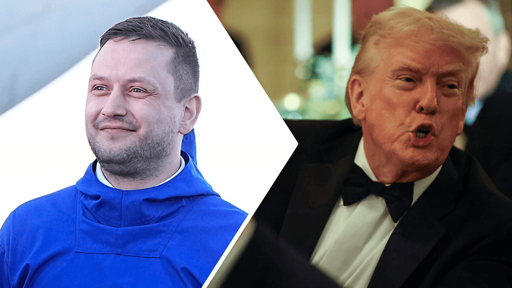 Grönlannnin pääministeri Jens-Frederik Nielsen ja Yhdysvaltain presidentti Donald Trump.