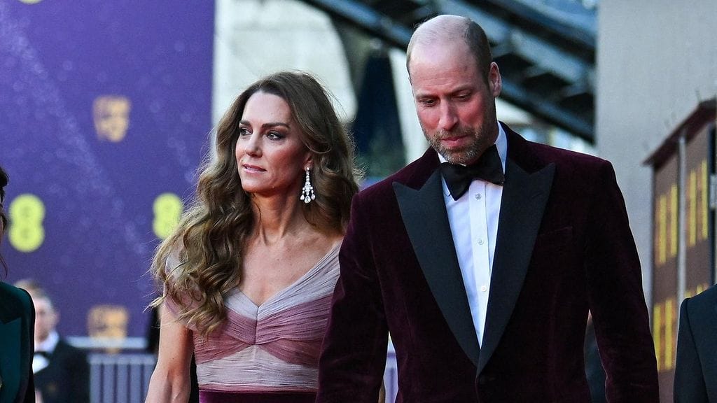 William ja Catherine edustivat yhdessä Bafta-gaalassa sunnuntai-iltana.