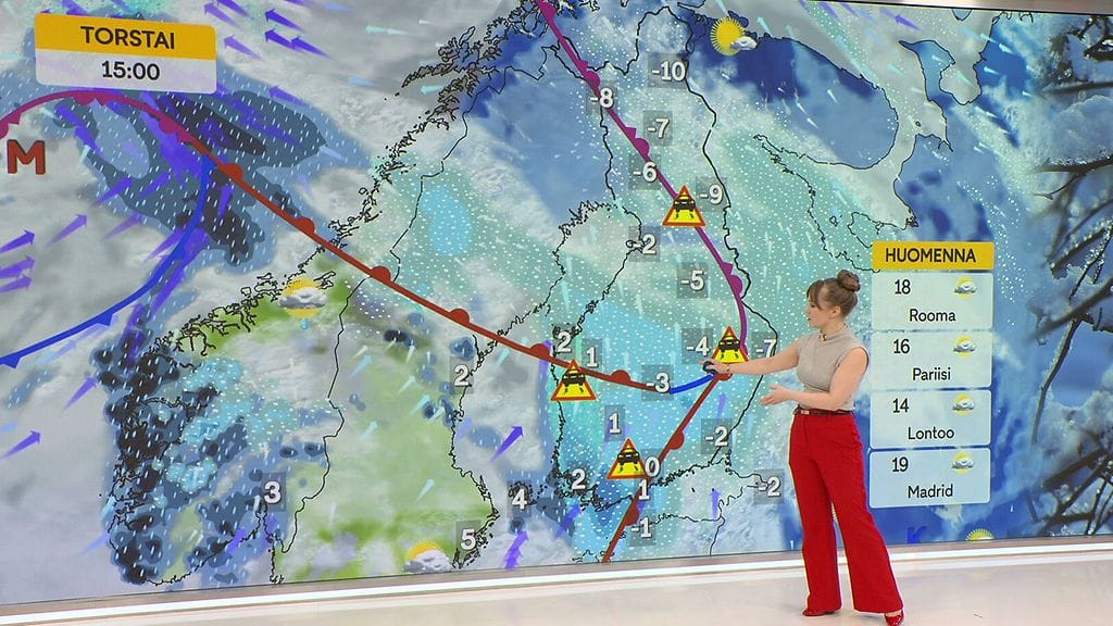 SÄÄ Jenna Salminen sääkartta