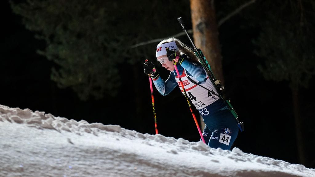 Suvi Minkkinen jäi 18:nneksi Kontiolahden normaalimatkan kisassa.