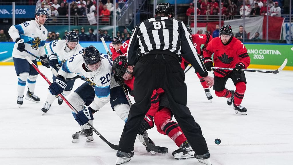 Suomi pelasi Kanadaa vastaan helmikuussa Milanon olympiavälierässä.