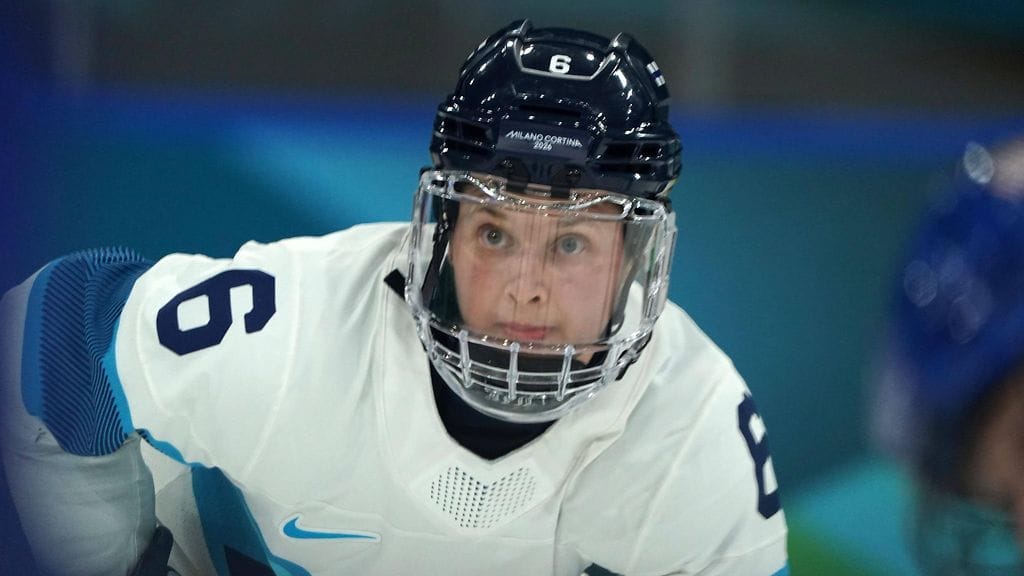 Jenni Hiirikoski kuvattuna Milano-Cortinan olympialaisissa helmikuussa.