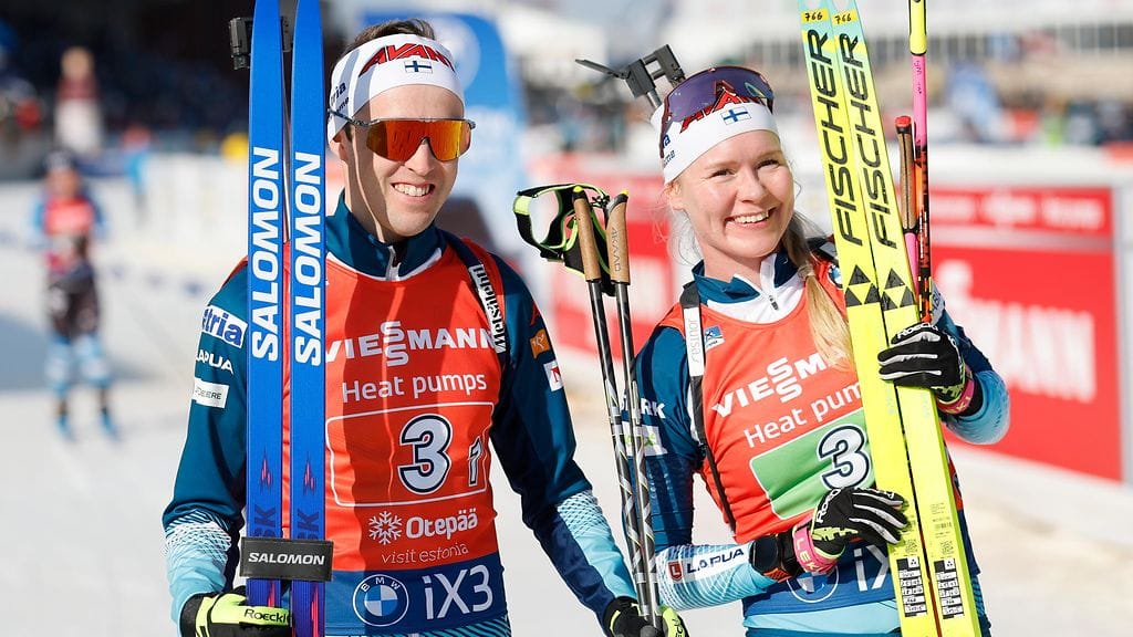 Tero Seppälä ja Suvi Minkkinen ovat haalineet kuluvan kauden parisekaviesteistä voiton Nove Mestossa ja kolmostilan Otepäässä (kuva).