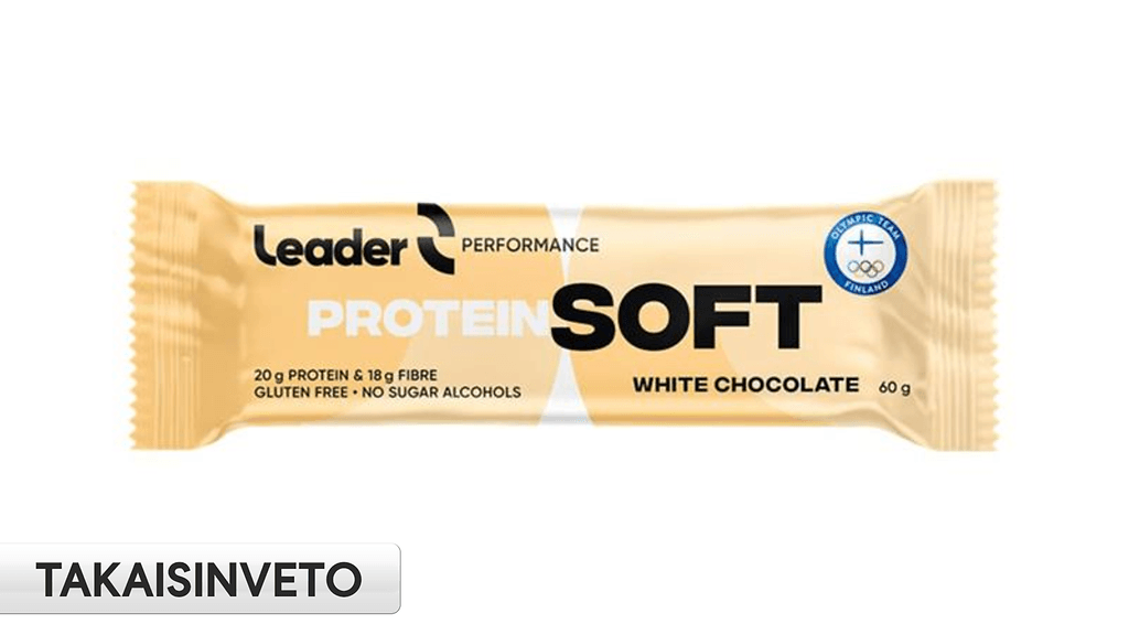 Valmistaja tiedottaa proteiinipatukoiden takaisinvedosta.