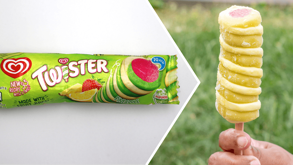 Twister-mehujäiden resepti muuttuu.