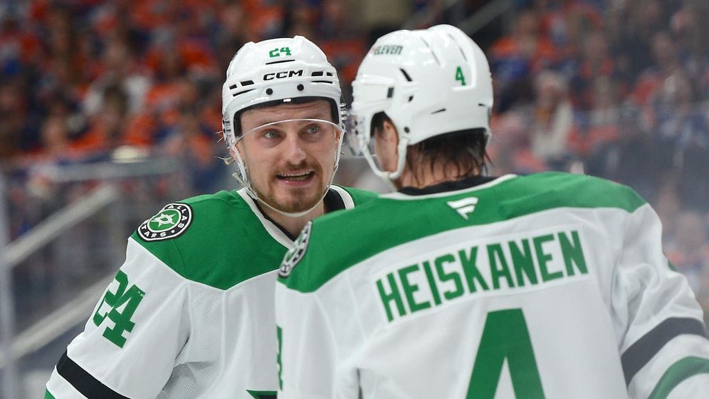 Roope Hintz ja Miro Heiskanen.