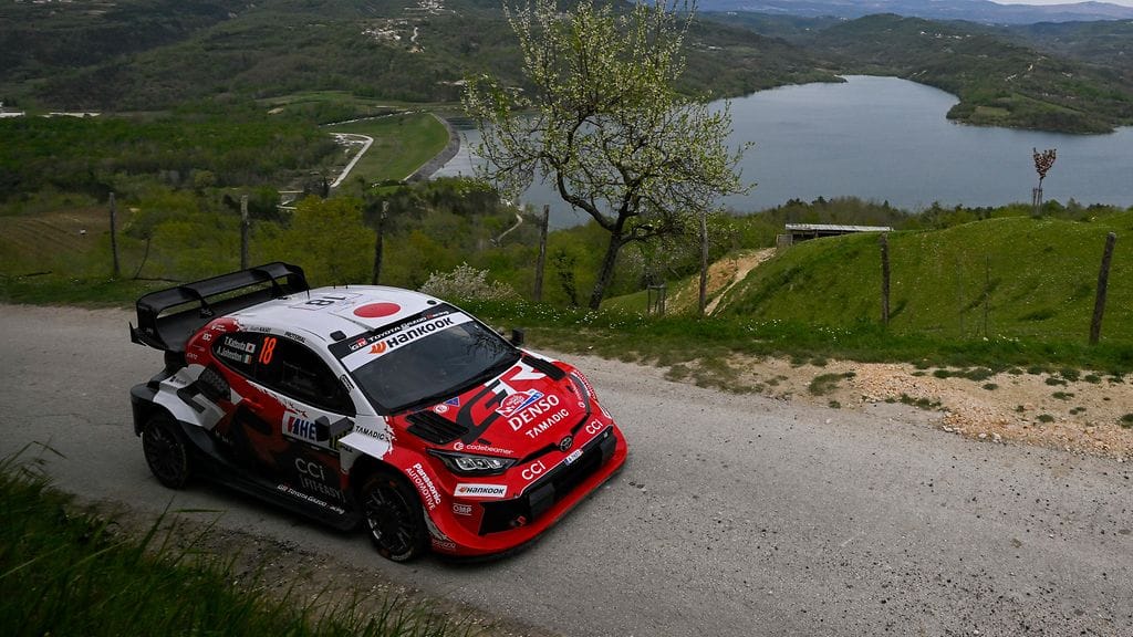 Takamoto Katsuta nousi toiseksi Kroatian MM-rallin 10. erikoiskokeella.