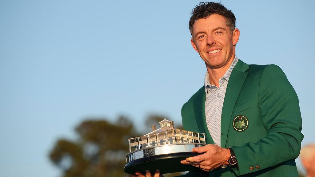 Rory McIlroy sai taas päälleen Masters-voittajan ikonisen vihreän takin.