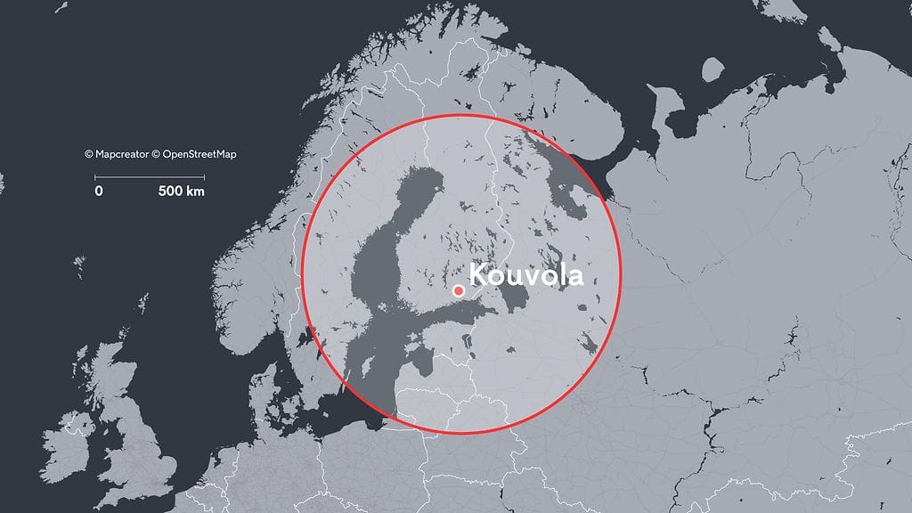 1304 - Kouvola kartta